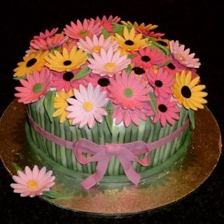Cake Decorating using coloured fondants