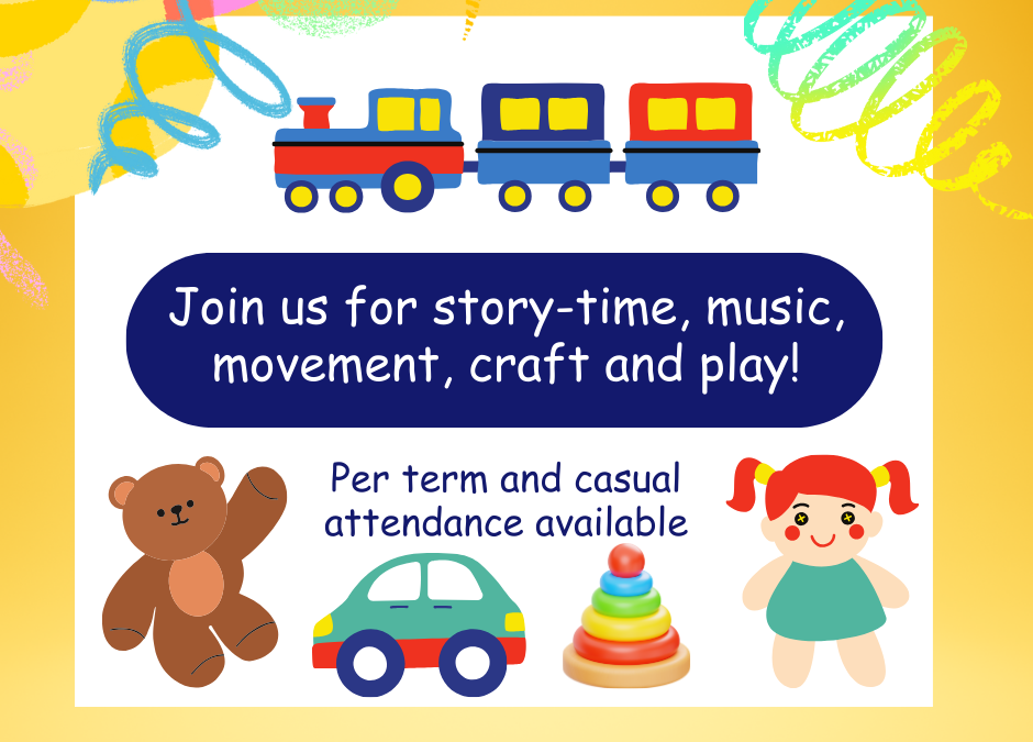 2024 Structured Playgroup – Friday morning 9.30am