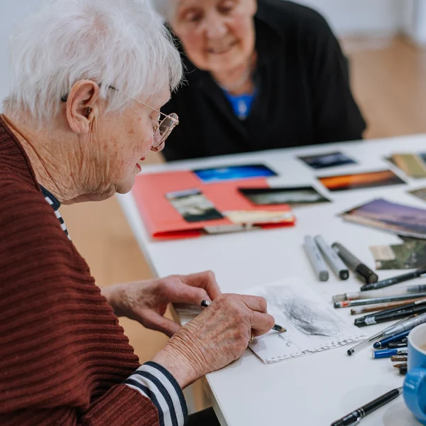 Students enjoying art and craft classes at Surrey Hills Neighbourhood Centre